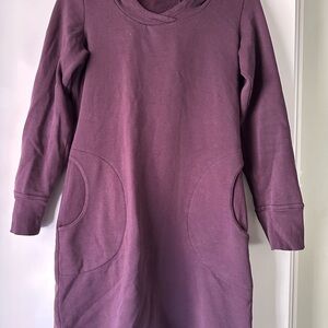 Horny toad Purple Long Sleeve Dress with Pockets